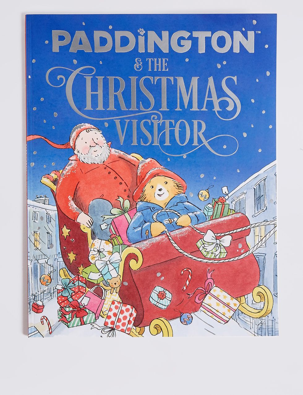 Text, Santa claus, Illustration, Fiction, Poster, Christmas eve, Fictional character, Art, Animated cartoon, Present, 