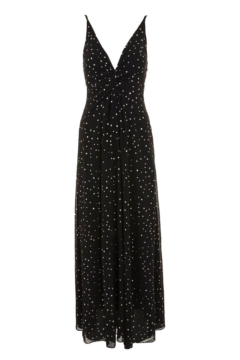 Topshop foil clearance dress