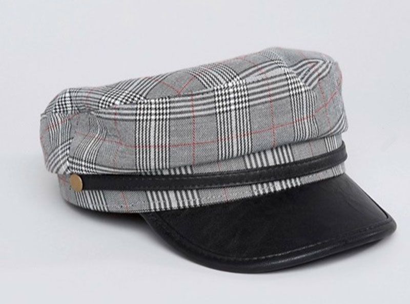 Cap, Clothing, Plaid, Pattern, Headgear, Hat, Baseball cap, Design, Fashion accessory, Tartan, 