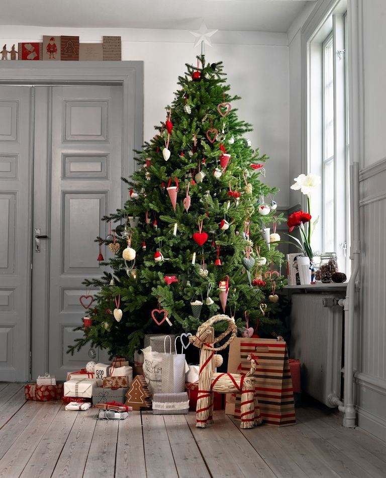 Christmas tree, Christmas decoration, Christmas ornament, Christmas, Tree, White, Colorado spruce, Home, Plant, Houseplant, 