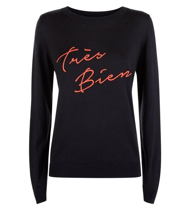 Long-sleeved t-shirt, Clothing, Sleeve, T-shirt, Black, Text, Top, Sweater, Orange, Outerwear, 