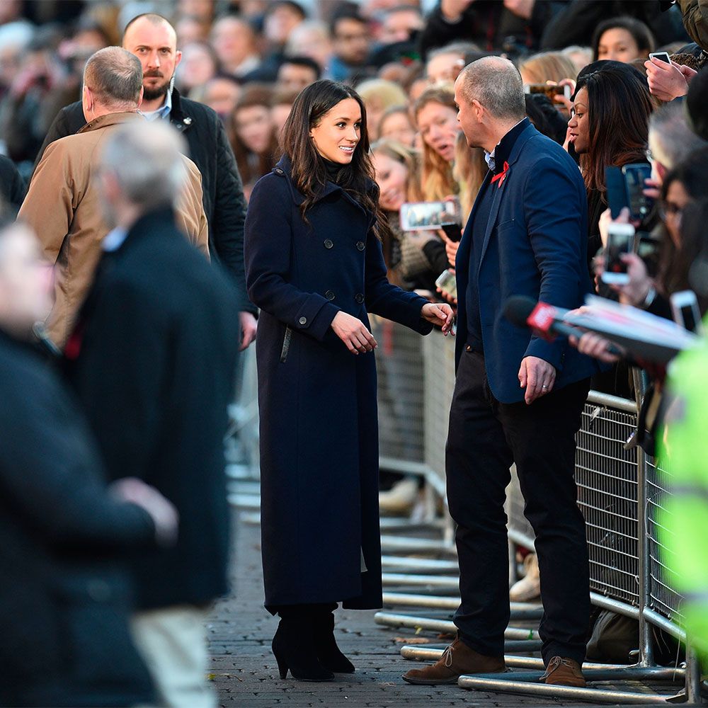 Meghan navy outlet coat