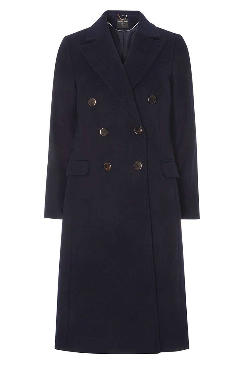 Hobbs jasmin clearance coat navy