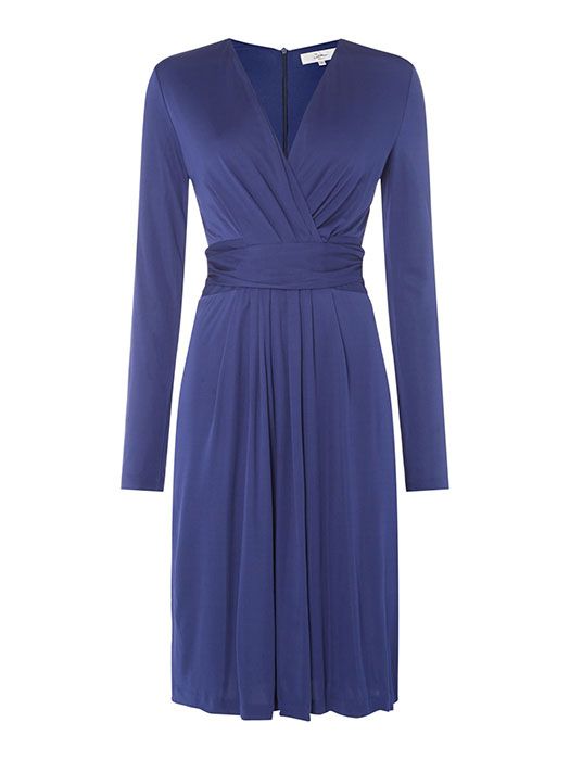 Clothing, Dress, Cobalt blue, Day dress, Blue, Cocktail dress, Sleeve, Electric blue, Purple, Violet, 
