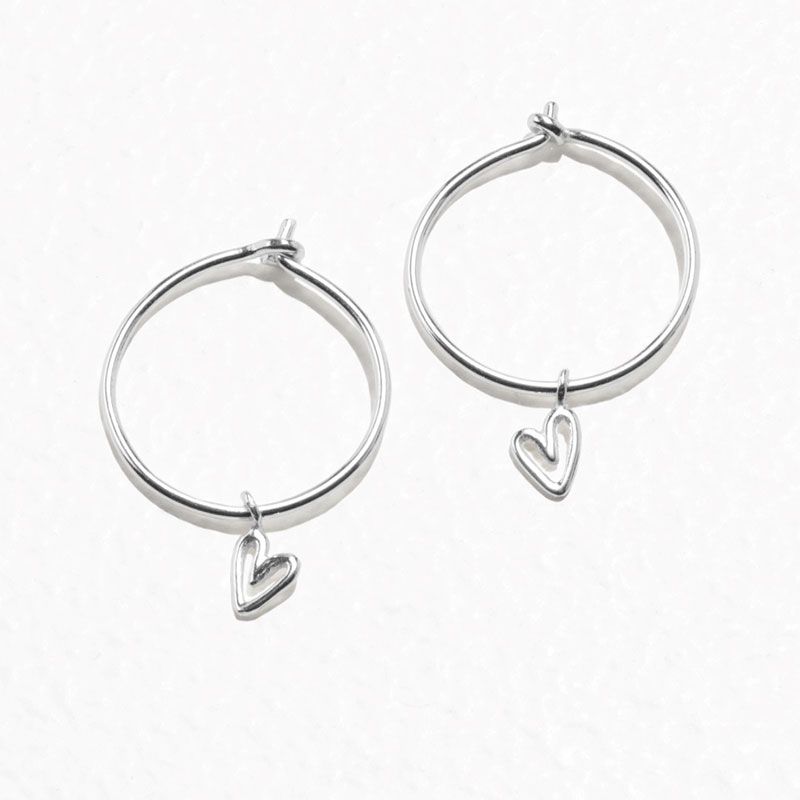 Earrings, Jewellery, Fashion accessory, Platinum, Body jewelry, Silver, Metal, Circle, Silver, 