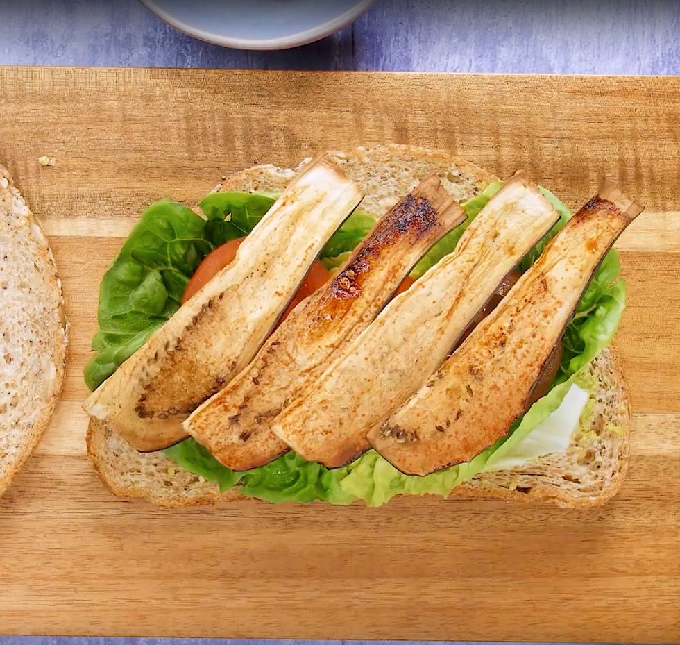 best aubergine recipes vegan blt sandwich