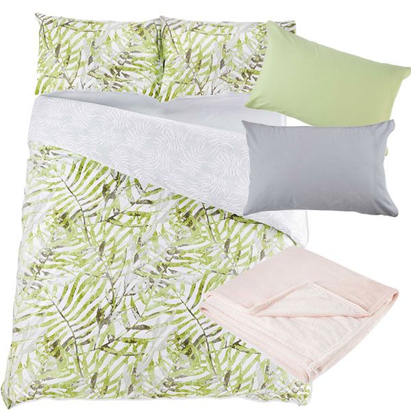 Bedding, Duvet cover, Green, Product, Pillow, Textile, Bed sheet, Duvet, Yellow, Linens, 