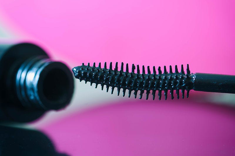 Cosmetics, Pink, Mascara, Beauty, Eyelash, Purple, Material property, Eyelash extensions, Magenta, 