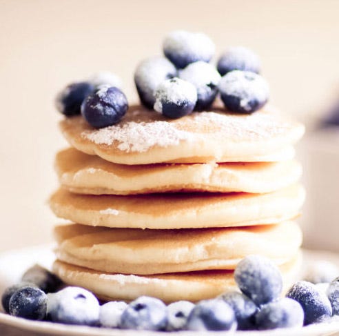 Food, Dish, Blueberry, Berry, Cuisine, Ingredient, Dessert, Pancake, Baked goods, Breakfast, 