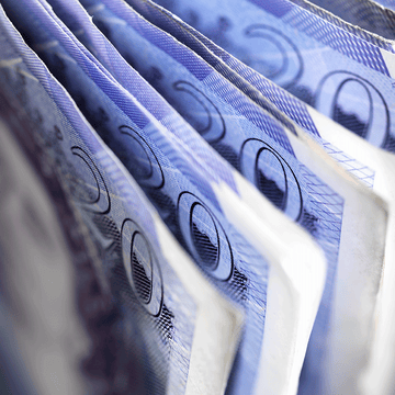 Blue, Banknote, Currency, Cash, Money, Textile, Paper, Electric blue, Pattern, Jeans, 