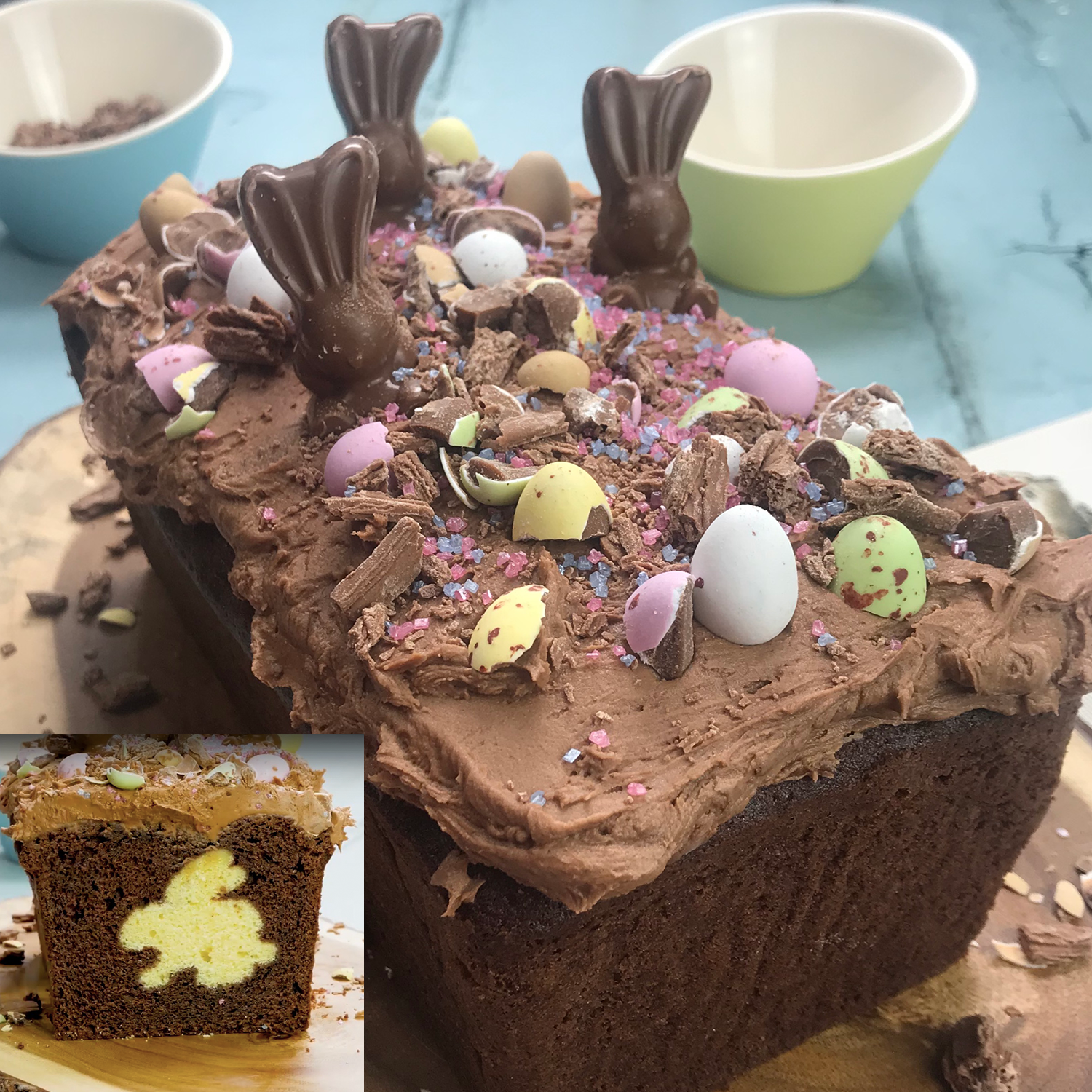 Bunny Theme Cake | Floral Bunny Cake | Bunny Birthday Cake For Kids –  Liliyum Patisserie & Cafe