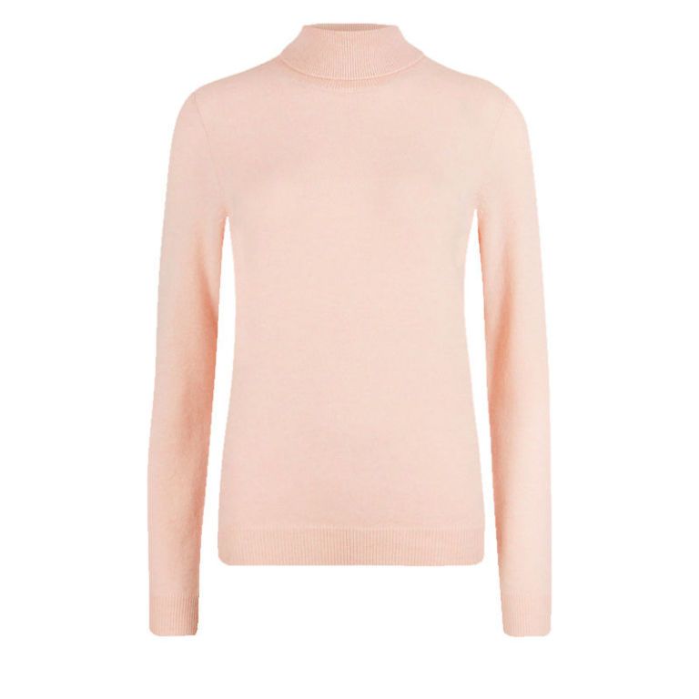 Clothing, Pink, Neck, Shoulder, Outerwear, Sleeve, Sweater, T-shirt, Beige, Peach, 