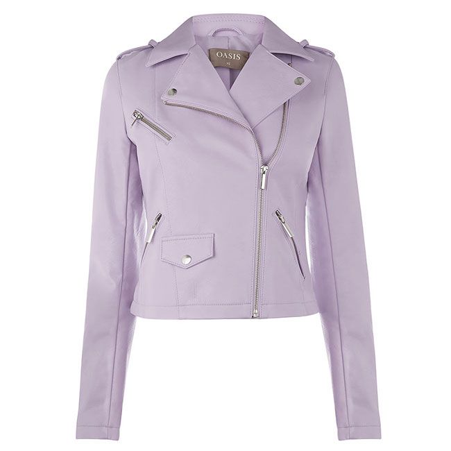 Clothing, Outerwear, Jacket, Violet, Sleeve, Purple, Lilac, Leather jacket, Lavender, Blazer, 