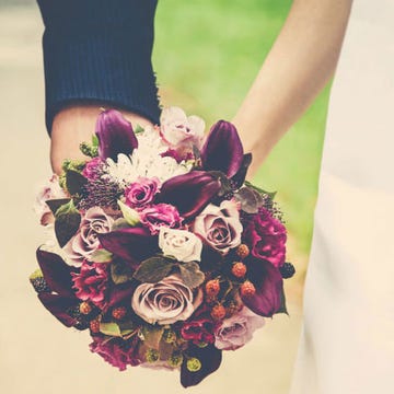Bouquet, Flower, Pink, Arm, Purple, Cut flowers, Plant, Hand, Violet, Floral design, 