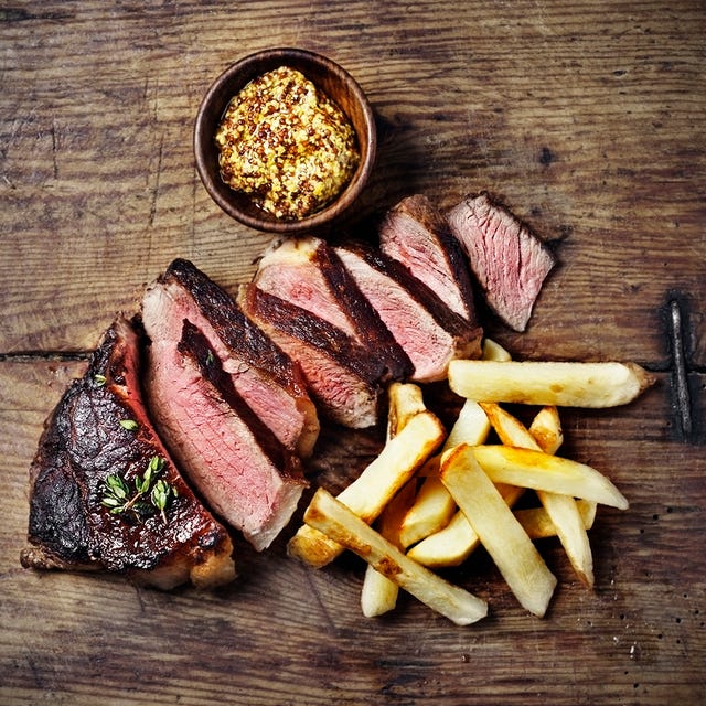 Dish, Flat iron steak, Food, Cuisine, Pastrami, Sirloin steak, Steak au poivre, Rinderbraten, Steak, Venison, 