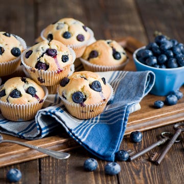 Food, Muffin, Dish, Baking, Dessert, Berry, Baked goods, Cuisine, Chocolate chip, Blueberry, 