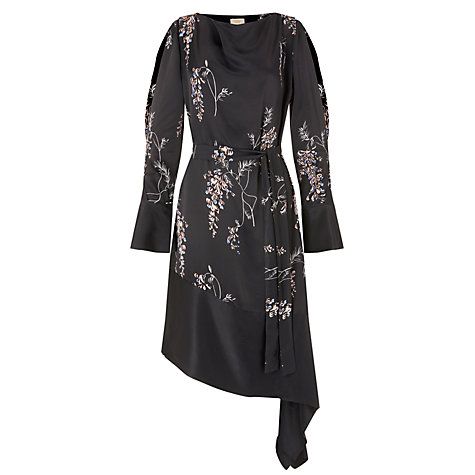 Clothing, Black, Dress, Day dress, Sleeve, Trench coat, Outerwear, Coat, Robe, Cocktail dress, 