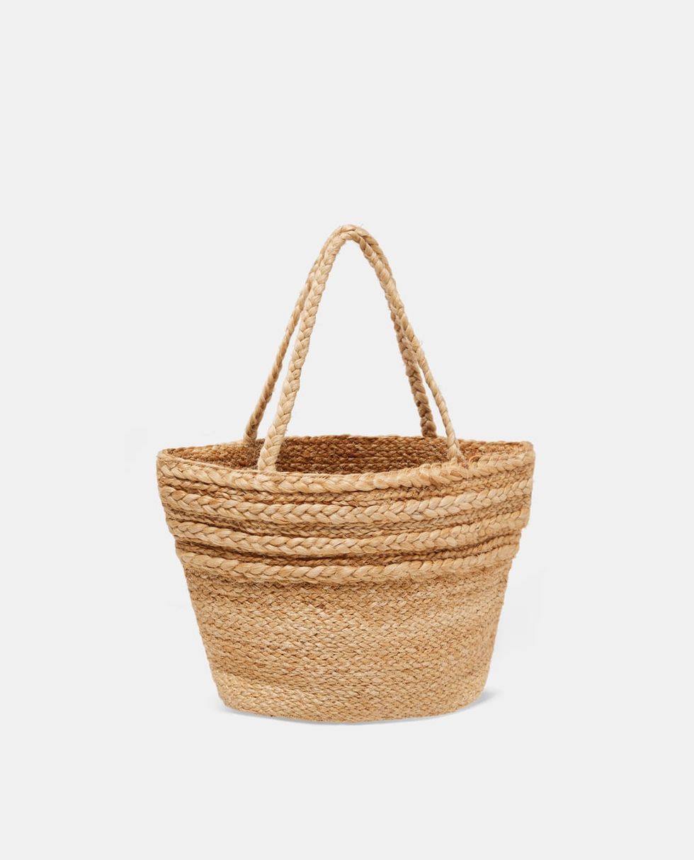 Bag, Beige, Basket, Wicker, Handbag, Fashion accessory, Tote bag, Storage basket, 
