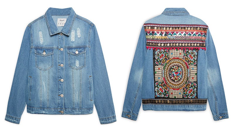Denim, Clothing, Jeans, Outerwear, Jacket, Textile, Sleeve, Pocket, Pattern, 