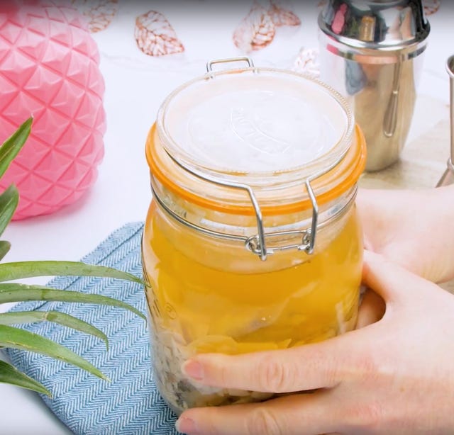 pineapple and coconut gin