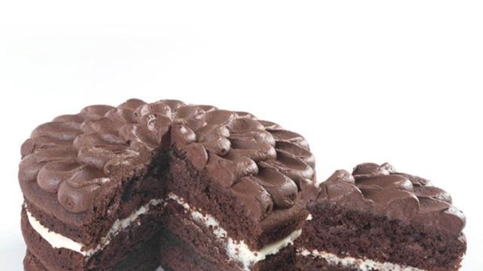 Food, Chocolate brownie, Dessert, Chocolate, Chocolate cake, Cuisine, Snack cake, Dish, Baked goods, Flourless chocolate cake, 