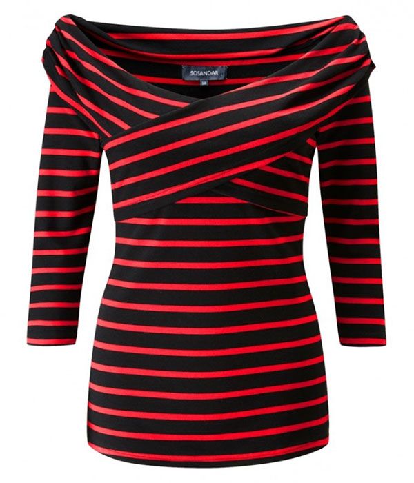 Clothing, Sleeve, T-shirt, Black, Red, Shoulder, Orange, Long-sleeved t-shirt, Jersey, Outerwear, 