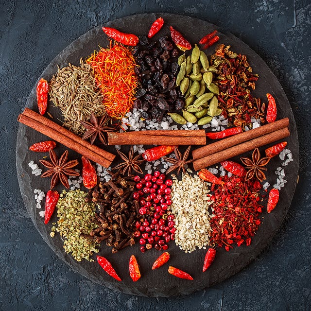 Chili pepper, Spice, Bell peppers and chili peppers, Spice mix, Superfood, Food, Cayenne pepper, Capsicum, Plant, Ingredient, 