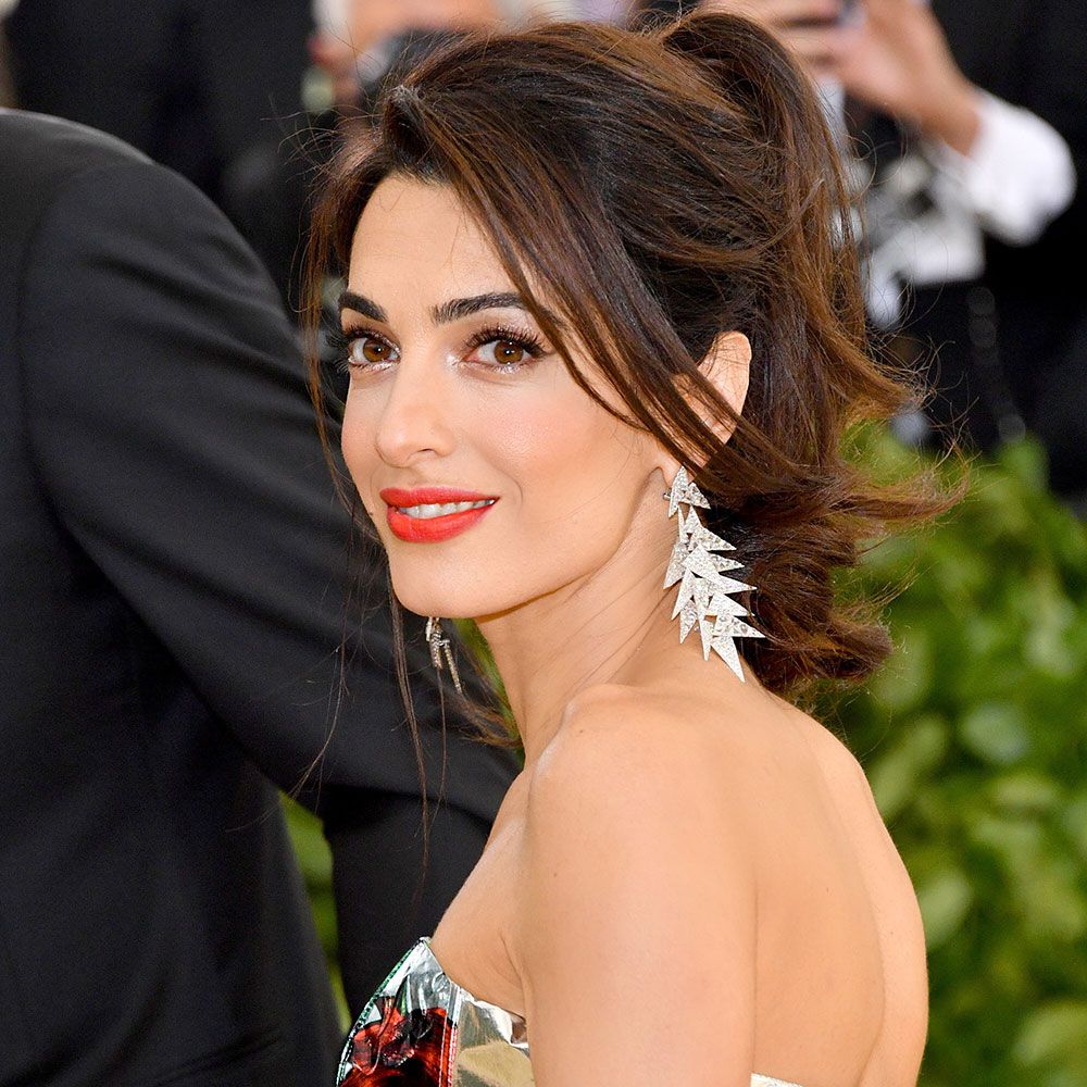 Amal Clooney just dyed her hair a lighter shade of brown