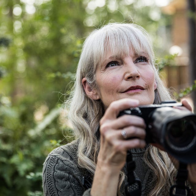 Hair, Photograph, Photographer, Cameras & optics, Photography, Camera, Blond, Eye, Tree, Grass, 