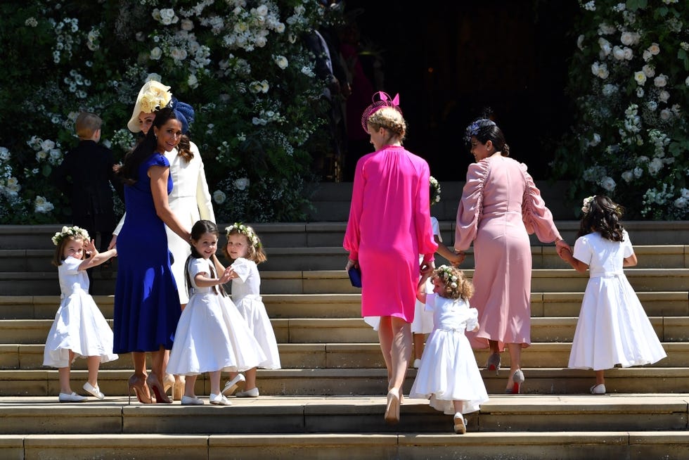 Photograph, Child, Event, Ceremony, Dress, Pink, Fashion, Bride, Wedding, Gown, 