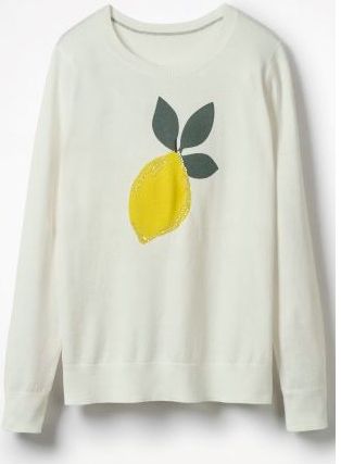 Clothing, White, Yellow, Sleeve, T-shirt, Leaf, Outerwear, Top, Sweatshirt, Plant, 
