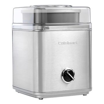 Product, Kitchen appliance, Ice cream maker, Small appliance, Home appliance, Silver, 