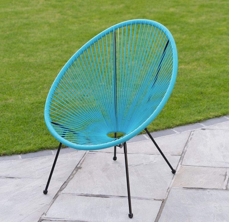 Furniture, Chair, Product, Turquoise, Outdoor furniture, Table, Net, Plastic, Metal, 