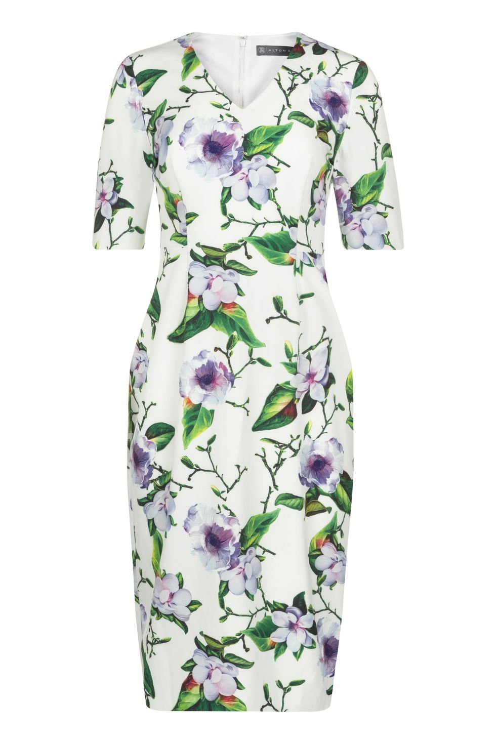 Clothing, White, Day dress, Dress, Green, Purple, Violet, Lilac, Sleeve, Cocktail dress, 