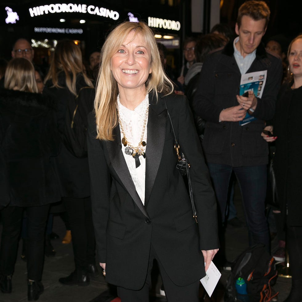 Suit, Event, Premiere, Formal wear, Tuxedo, Outerwear, Blazer, Jacket, Layered hair, Long hair, 