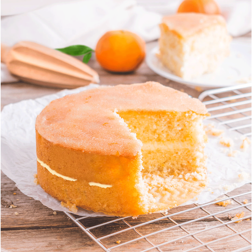 Whole Lemon Cake with Mascarpone and Lemon Curd | The Quirk and the Cool