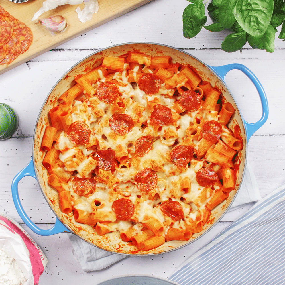 best student recipes pepperoni pizza pasta bake