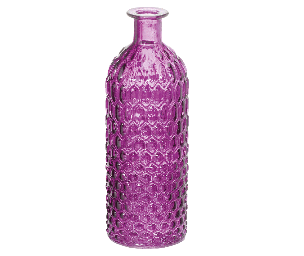 Bottle, Violet, Purple, Water bottle, Vase, Magenta, Cylinder, Glass bottle, 