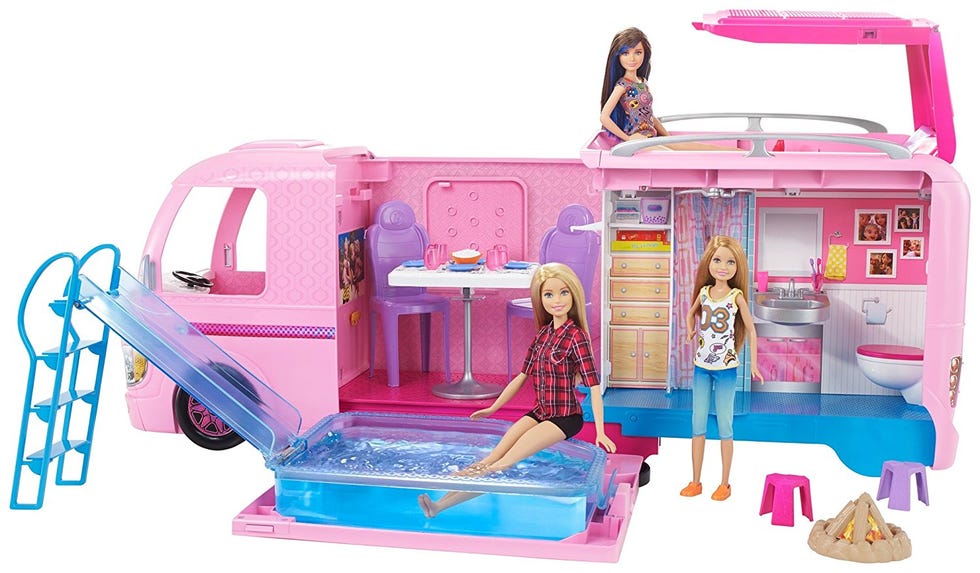 Doll, Toy, Barbie, Pink, Playset, Vehicle, Fun, Leisure, Dollhouse, Play, 