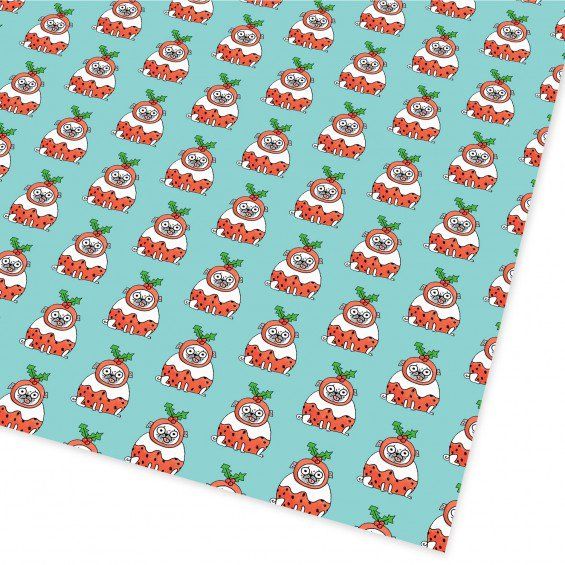 Wrapping paper, Orange, Present, Gift wrapping, Teal, Textile, Pattern, Tablecloth, 