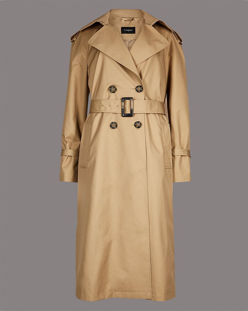 Clothing, Trench coat, Coat, Outerwear, Overcoat, Beige, Duster, Sleeve, Collar, 