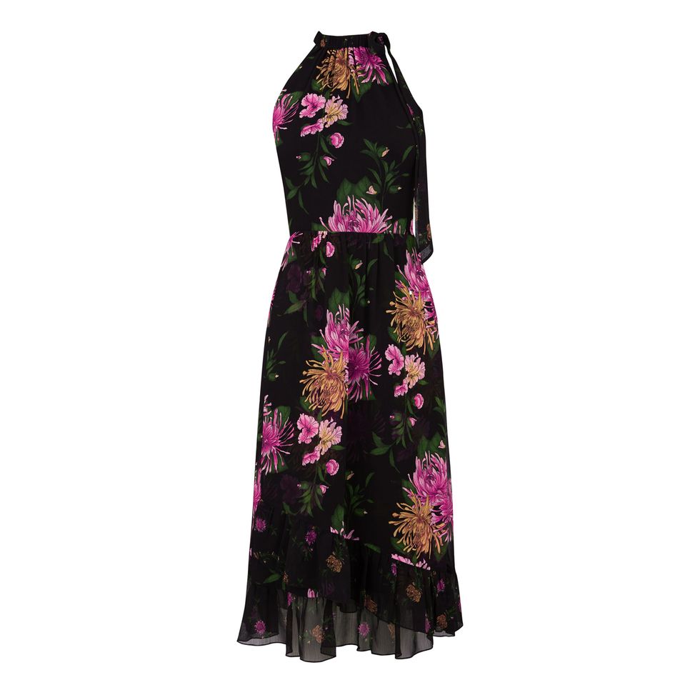 Clothing, Dress, Day dress, Purple, Violet, Pink, Cocktail dress, Magenta, Sleeve, Gown, 