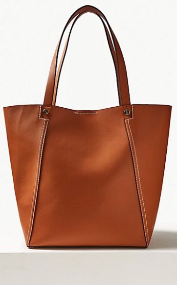 Handbag, Bag, Leather, Tan, Brown, Fashion accessory, Tote bag, Shoulder bag, Caramel color, Material property, 