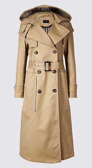 Clothing, Trench coat, Coat, Overcoat, Outerwear, Duster, Sleeve, Beige, Collar, Waist, 