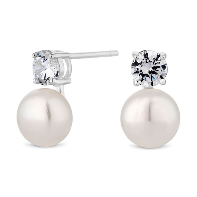 Pearl, Earrings, Gemstone, Jewellery, Fashion accessory, Platinum, Silver, Body jewelry, Sphere, Silver, 