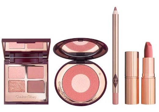 Cosmetics, Face powder, Eye shadow, Product, Beauty, Pink, Eyebrow, Cheek, Eye, Beige, 