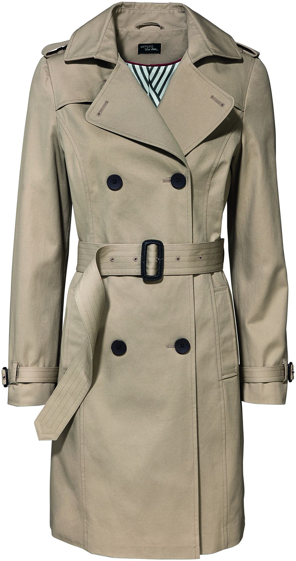 Clothing, Trench coat, Coat, Outerwear, Overcoat, Beige, Sleeve, Collar, Jacket, Duster, 