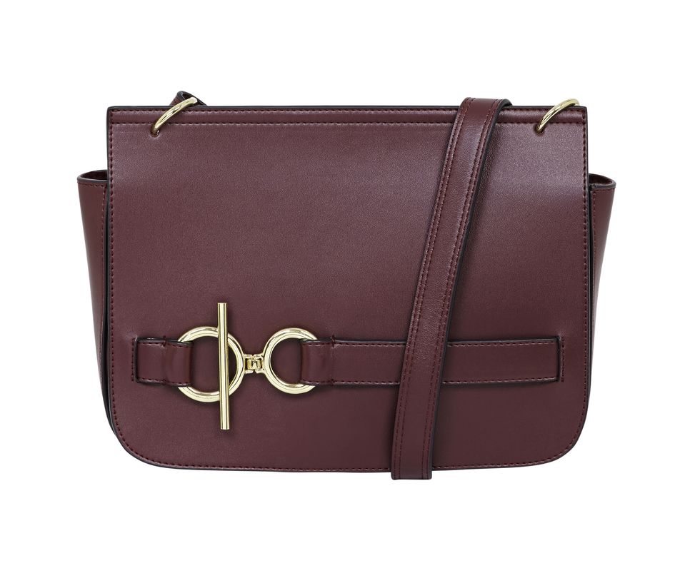 Bag, Handbag, Leather, Brown, Purple, Fashion accessory, Messenger bag, Material property, Luggage and bags, Satchel, 