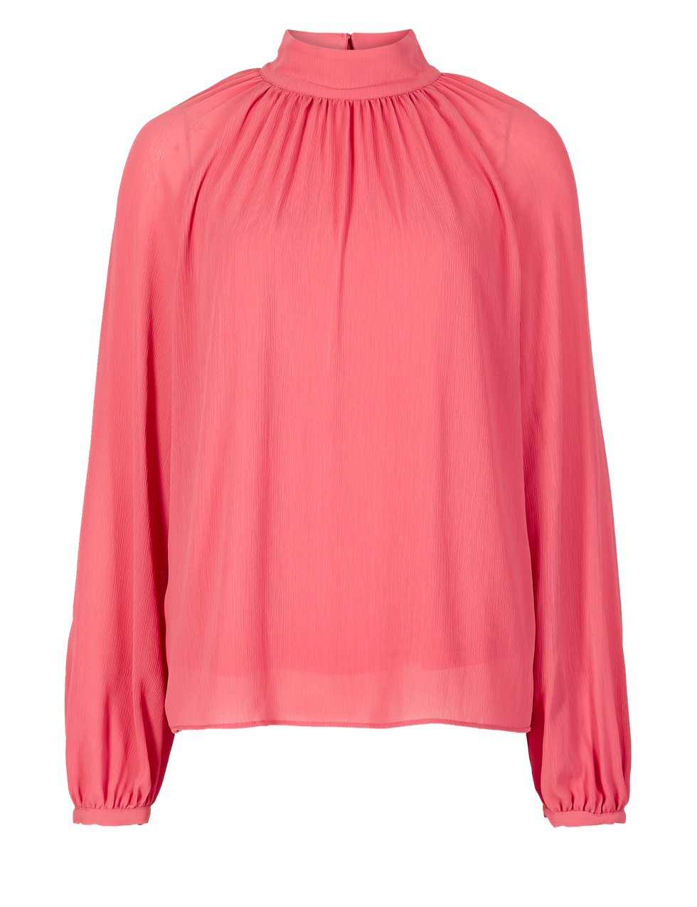 Clothing, Pink, Sleeve, Neck, Outerwear, Blouse, Shoulder, Magenta, Collar, Top, 
