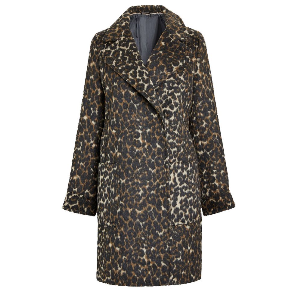Clothing, Outerwear, Sleeve, Coat, Overcoat, Trench coat, Dress, Collar, Day dress, Robe, 